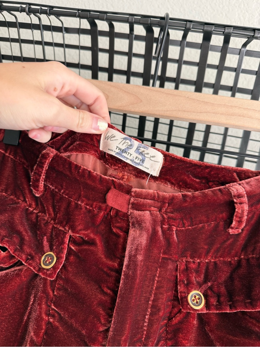 Free people we the free velvet lotus pants - Picture 2 of 7